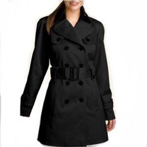 Jessica Simpson Jackets & Coats - Jessica Simpson Black Satin Trench Coat Jessica Simpson Jackets & Coats - Jessica Simpson Black Satin Trench Coat